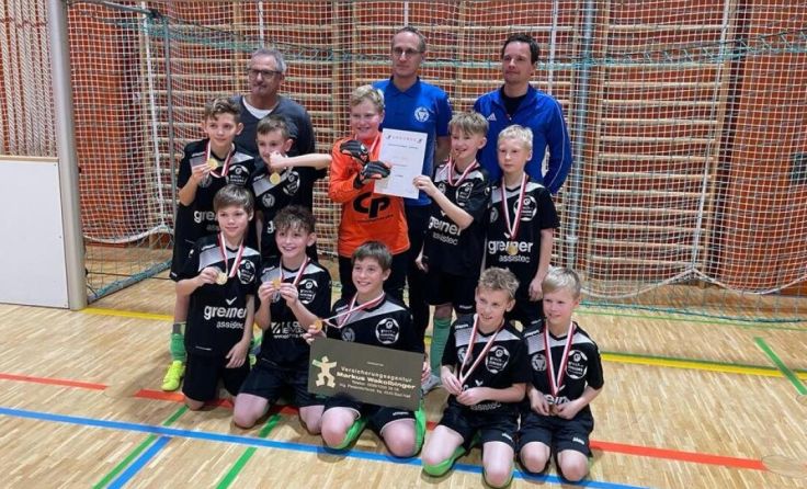 Die Spieler der U11 vom SV GW Micheldorf gewannen das Turnier. (Foto: Thomas Arbeithuber)