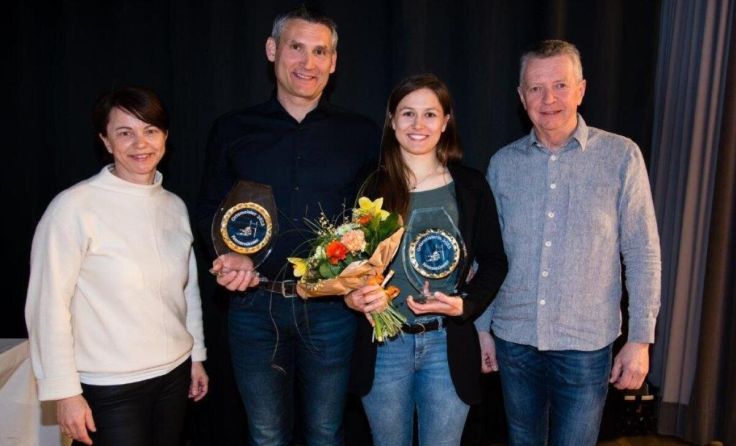 V.l.: Gabriele Hebesberger, Martin und Nicole Mistlberger, Gerhard Gegenleitner (Foto: Gudrun Hiebl)
