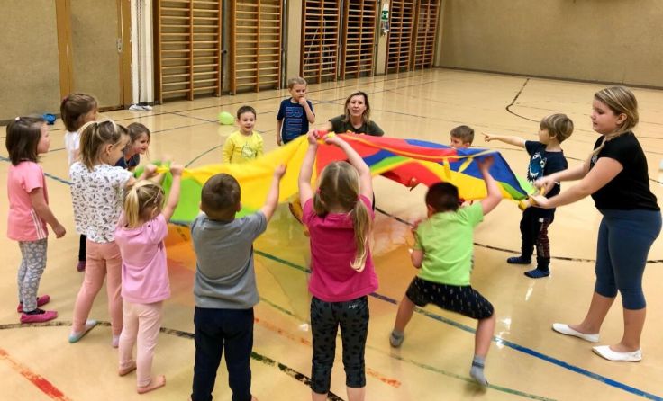 Kinderturnen (Foto: Union Inzersdorf)