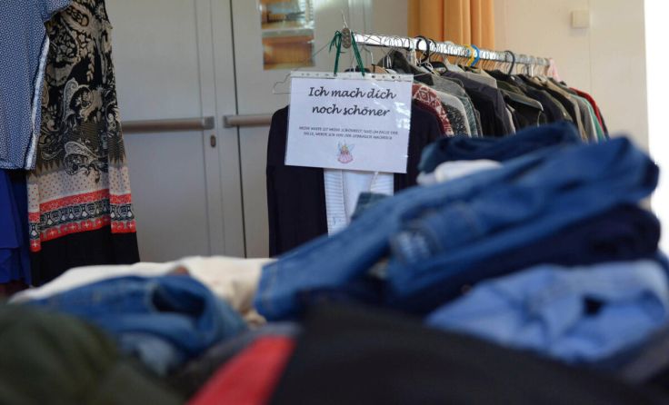 Im Pfarrheim Micheldorf wird Kleidung getauscht. (Foto: Rotes Kreuz)