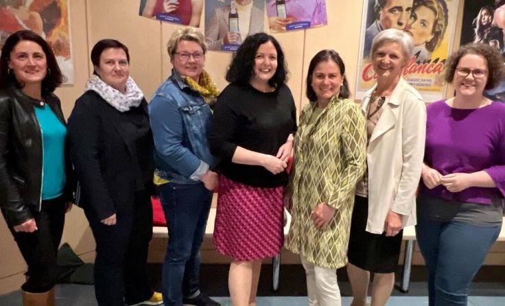 Vorstand der Frauen in der OÖVP Kirchdorf beim Kinoabend (Foto: Frauen in der OÖVP)