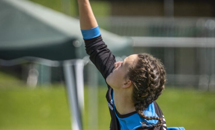Veronika Trinkl im Angriff (Foto: Valentin Weber)