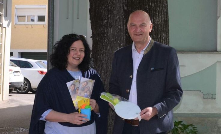 ÖAAB-Bezirksobfrau Cornelia Pöttinger und OÖVP-Bezirksobmann Christian Dörfel (Foto: OÖVP)