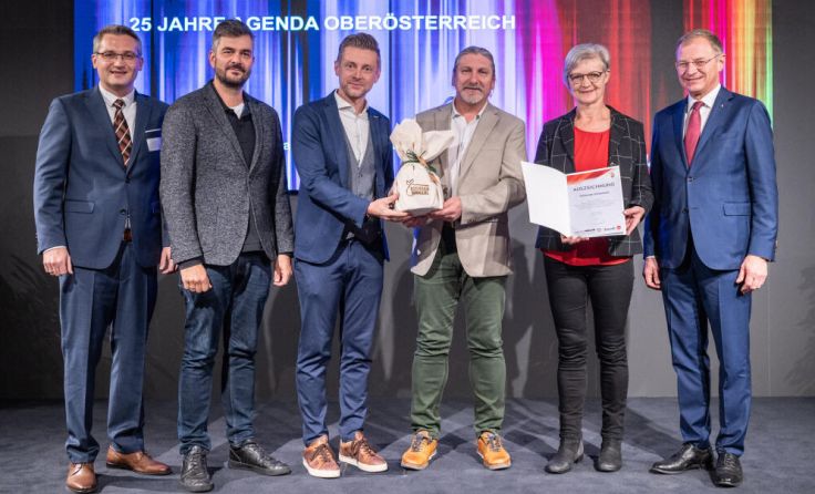 Die Gemeinde Schlierbach erhielt eine Auszeichnung. (Foto: Land OÖ/Peter Mayr)