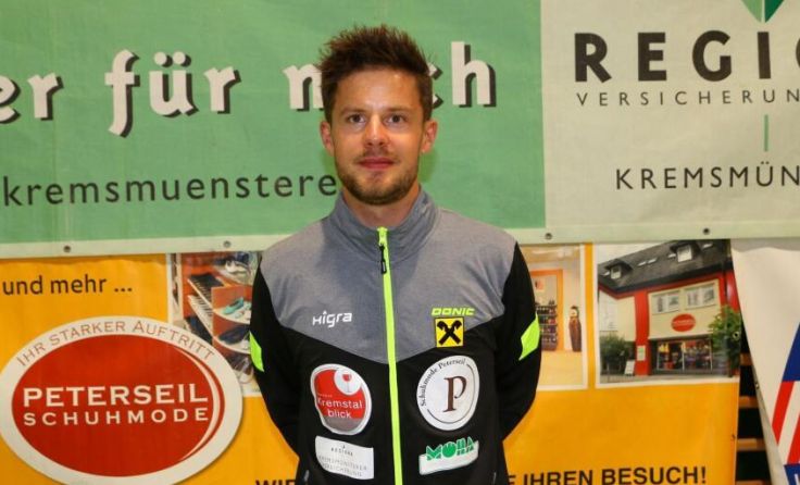 Max Aichberger gewann das letzte Spiel des Abends. (Foto: TuS Kremsmünster / Tischtennis)