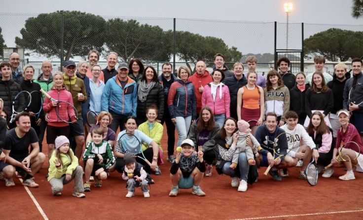 Teilnehmer-Rekord beim Trainingslager des Tennisclubs Kirchdorf (Foto: Tennisclub Kirchdorf)