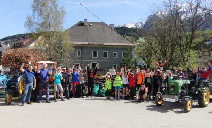 Flurreinigungsaktion in Spital am Pyhrn (Foto: Gemeinde Spital am Pyhrn)