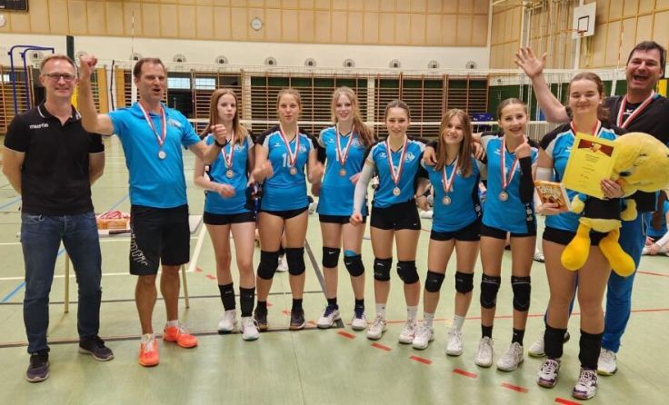 Die U16 Mädchen der Kremstalvolleys (Foto: Gerhard Bruckner)