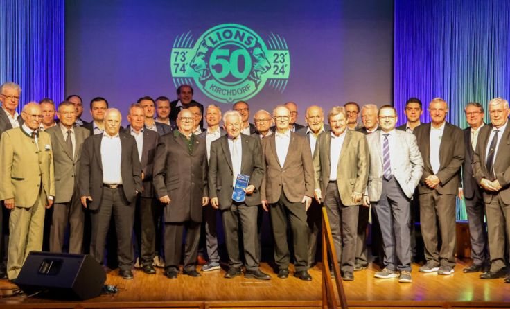 Der Lionsclub Kirchdorf feierte mit zahlreichen Besuchern. (Foto: Helmut Dietmaier)