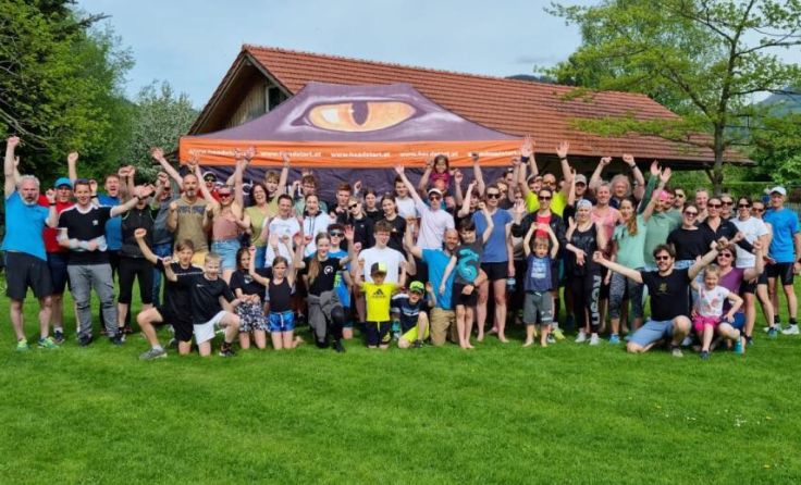 Teilnehmer der Afterrunparty 2023 (Foto: ÖTB Kirchdorf)