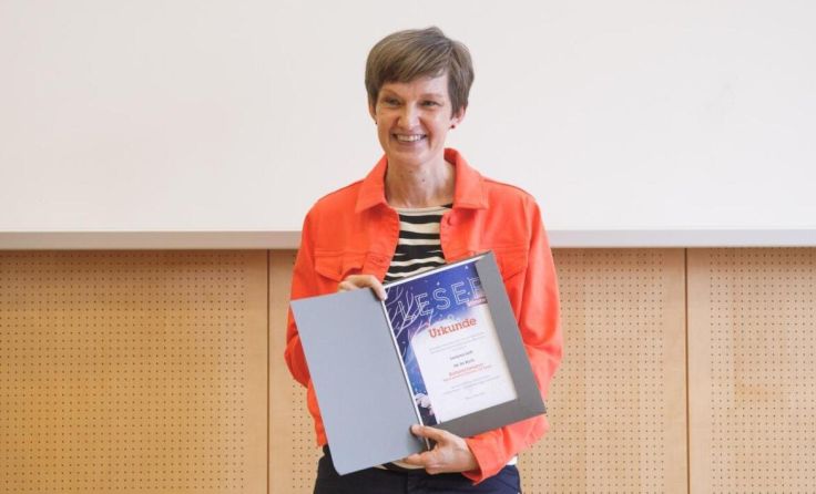 Preisträgerin Leonora Leitl (Foto: www.leserstimmen.at)