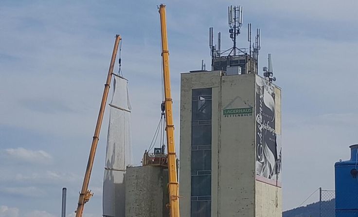 Die Silos wurden bereits abgerissen. (Foto: Karl Kuntner)