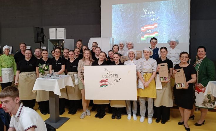 Italien traf Österreich beim Genuss-Event der HLW Kirchdorf. (Foto: HAK & HLW Kirchdorf)