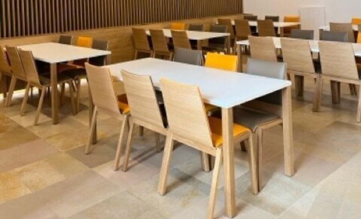 Der neu gestaltete Mitarbeiterspeisesaal (Foto: OÖG)
