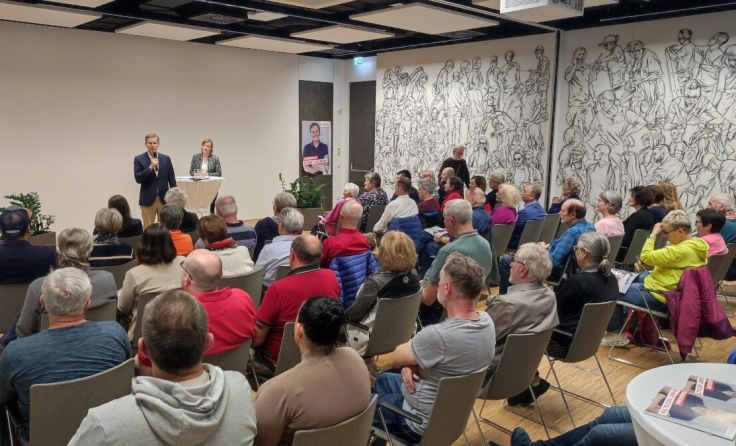 Markus Ringhofer startete seine Kampagne. (Foto: Peter Pleimfeldner)