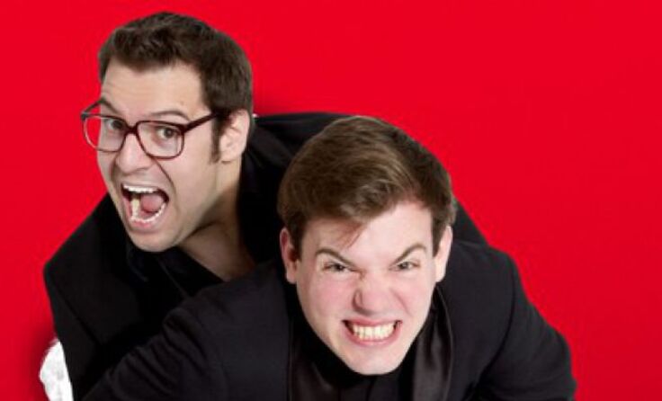 Florian Roehlich (hinten) und David Krammer alias "Flo&Wisch"*Foto: Christian Novak