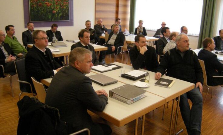 Intensive gemeinsame Arbeit der Vertreter der Powerregion-Gemeinden.*Foto: RMOÖ