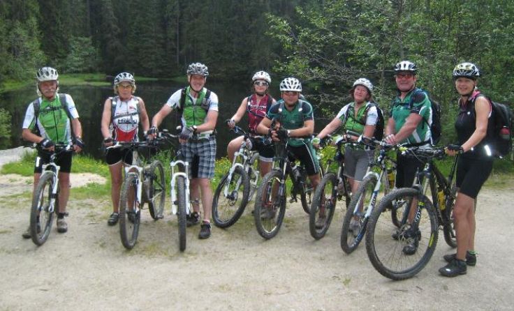Die Mountainbiker der Naturfreunde Enns