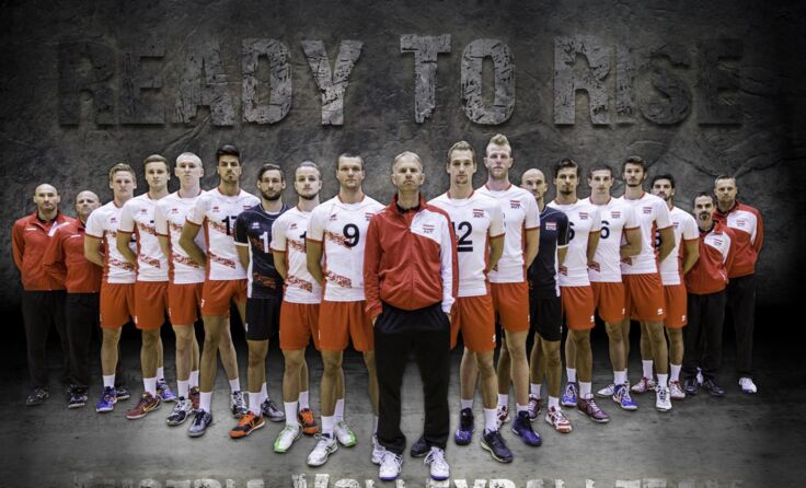 Teamchef Michael Warm (vo.) erwartet zehn harte Matches in der European League. Foto: Martin Postl