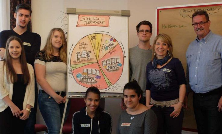 Der Astener Jugendrat engagiert sich aktiv an der Entwicklung des Gemeindelebens. Foto: Gemeinde