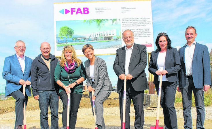 Spatenstich beim neuen FAB Pro.Work-Standort in Wels Foto: Stadt Wels