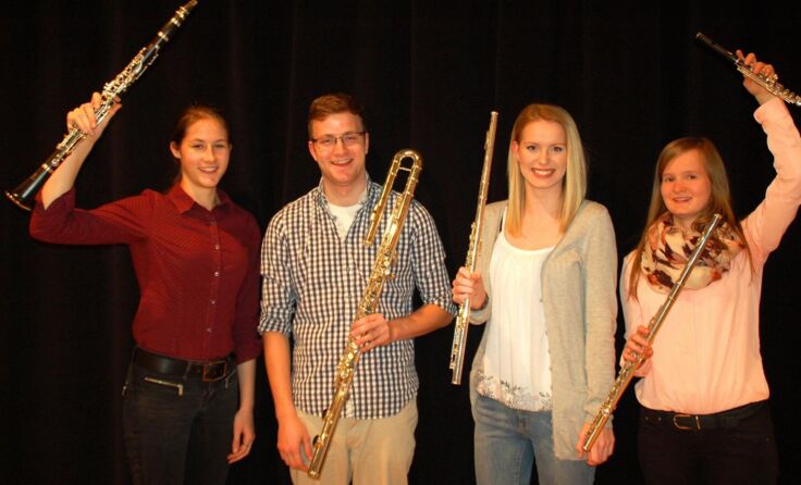 Laura Schmidberger, Andreas Ziegelbäck, Pia Stinglmayr und Eva-Maria Hiptmair (v.l.). Foto:LMS