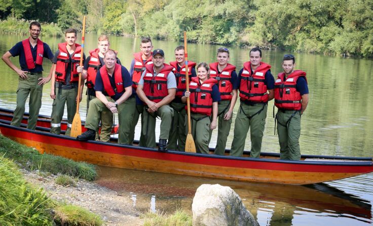 Feuerwehrleute haben Ausbildung absolviert. Foto:Bfk/ Oliver Deutsch