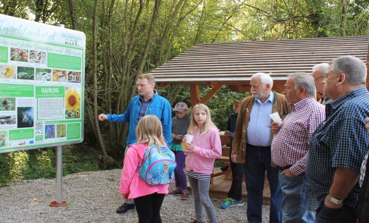 Viele wertvolle Informationen über die Lebenwesen in und entlang der Traun. Foto: G. Paltinger