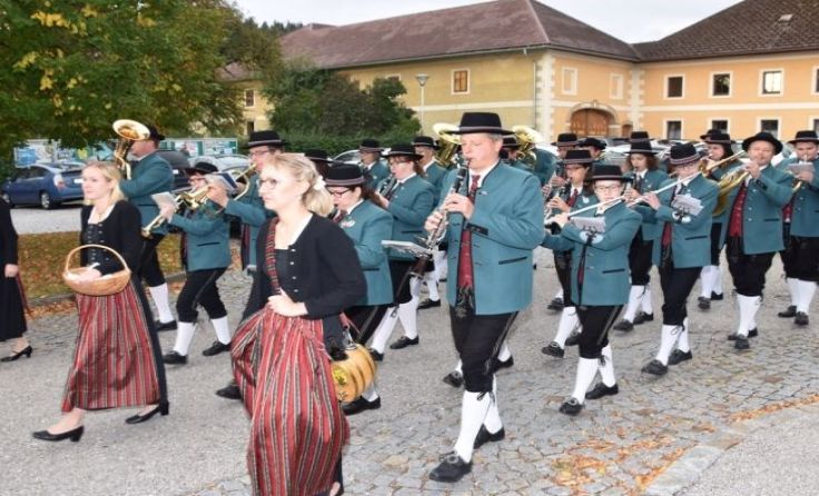 Der Musikverein Pennewang ist bei den großen Festen im Ort auf den Beinen. Foto: MV
