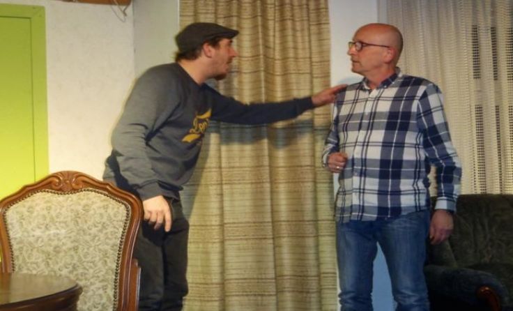Noch wird in Eggendorf geprobt, am 2. März ist Premiere. Foto: Verein