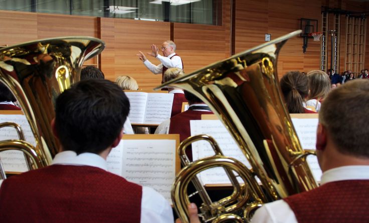 Die Musikkapellen stellen sich der Bewertung. Foto: Paltinger