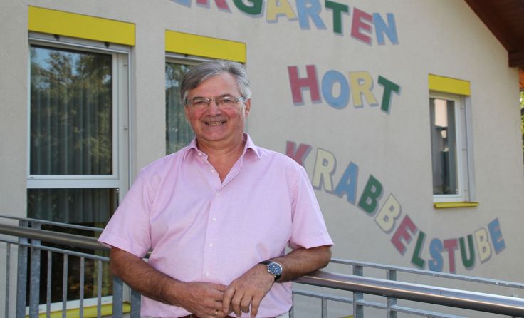 Der Neubau des Kindergartens war für Josef Wurm ein „Jahrhundertereignis“. Foto: Paltinger