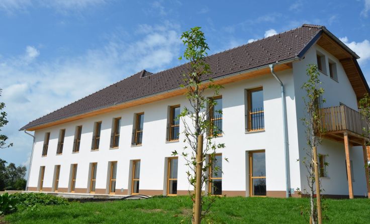 Teile des ehemaligen Bauernhofes wurden erhalten und renoviert. Foto: Seminarhof