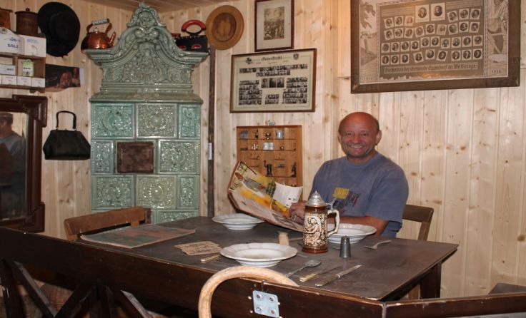 Eine Station bei der Kunstroas: das private Heimatmuseum von Kurt Winzer