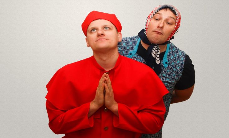 Martin Schauer und Günter Mairhofer sind der Showact beim Sulzbacher Fasching. Foto: FF Sulzbach