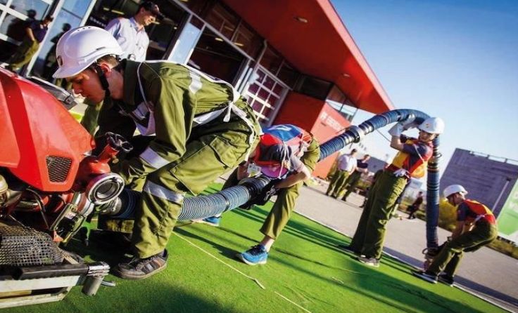 Die Feuerwehrjugend aus Wels-Land legte Gold-Prüfung ab. Foto: FF Eberstalzell