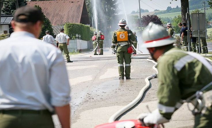 Der Bezirks-Nass-Bewerb findet heuer in Lambach statt. Foto: FF