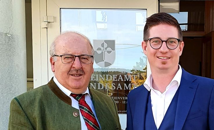 Franz Pühretmayr übergibt mit Mitte 2020 an Andreas Obermayr (r.). Foto: privat