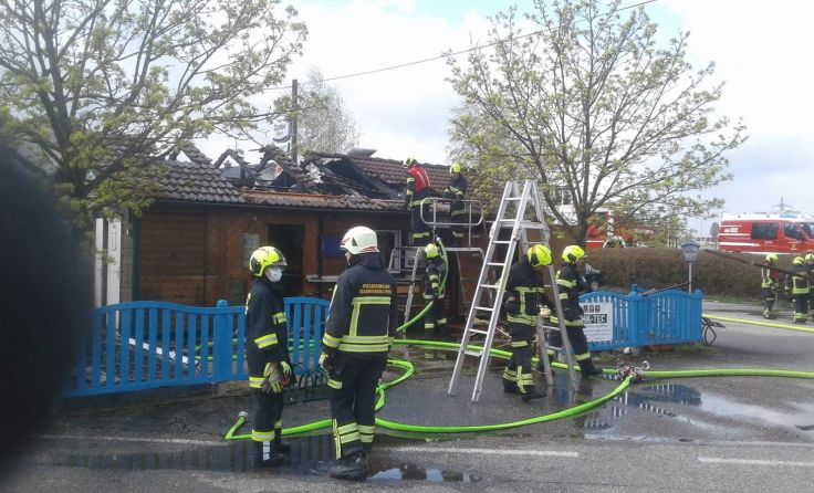 An der Imbisshütte entstand erheblicher Sachschaden. Foto: privat