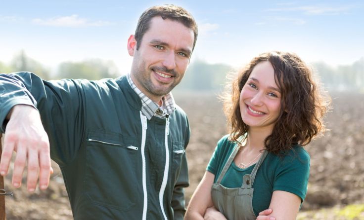 Einige entscheiden sich später für eine landwirtschaftliche Ausbildung. Foto: shutterstock