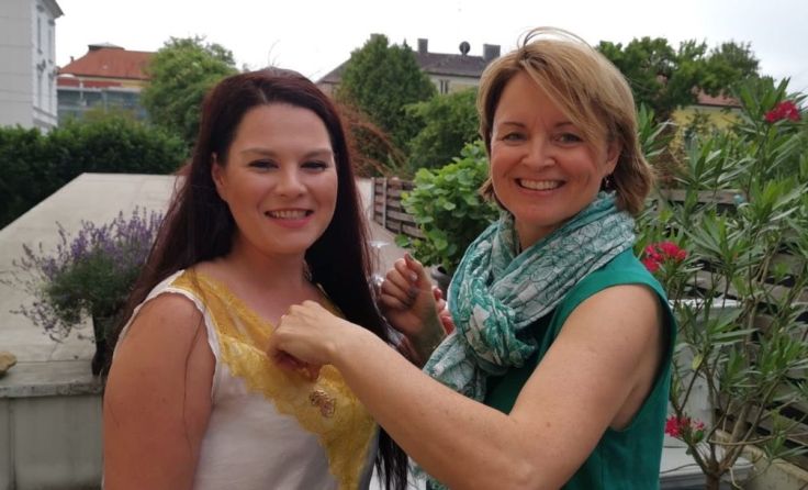 Claudia Lehner-Linhard übernahme von Dagmar Lehner (v.l.) Foto: Lions Club Leonessa