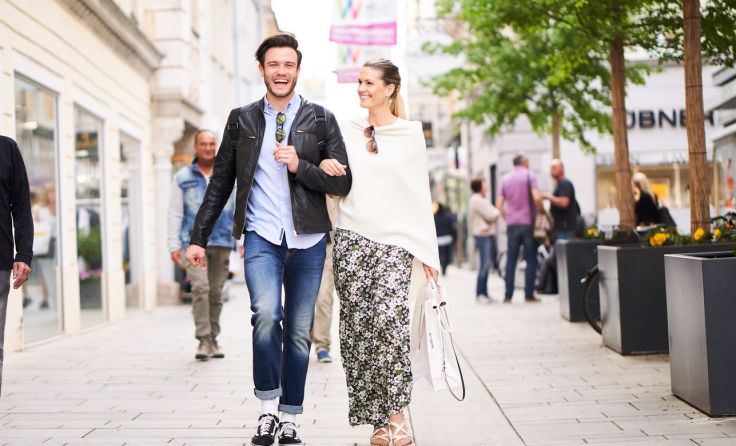 Bis 22 Uhr shoppen in Wels. Foto: Wels Marketing & Touristik 