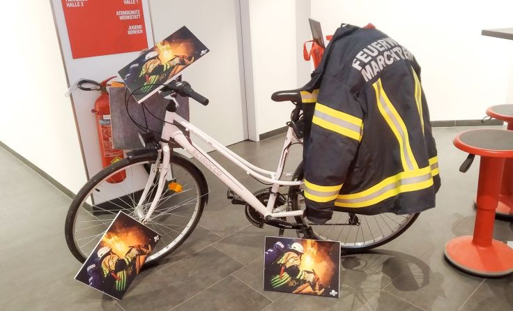 Mit dem Rad unterweges. Foto: FF Marchtrenk