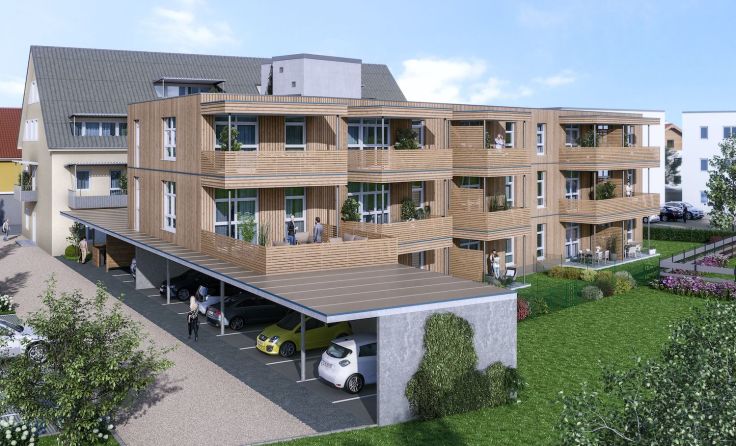 Die neue Hygge-Wohnanlage in Lambach wird heuer errichtet. Foto: Josef Fischer