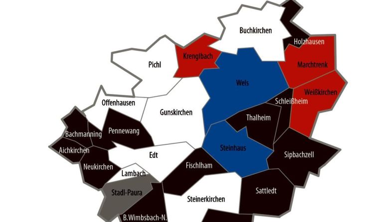 Stichwahl in insgesamt sieben Gemeinden (Foto: Grafik: Tips)