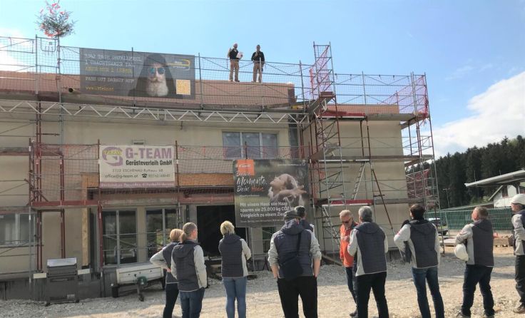 Der Rohbau konnte planmäßig fertiggestellt werden. (Foto: Übleis)