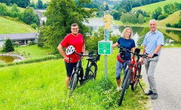 Neuer Weinsbergerwald-Radweg verbindet drei Bezirke