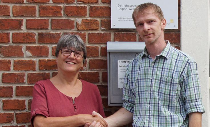 Markus Pichler übernimmt die Leitung von Brigitte Wimmer. (Foto: Treffpunkt mensch & arbeit Wels)