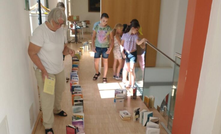 Eine Ferienaktion der Bücherei Buchkirchen (Foto: Stieger/Zehetner)