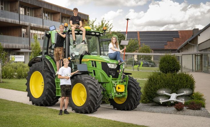 Im Agrarbildungszentrum wird auch "smart farming" gelehrt. (Foto: Peter Echt)